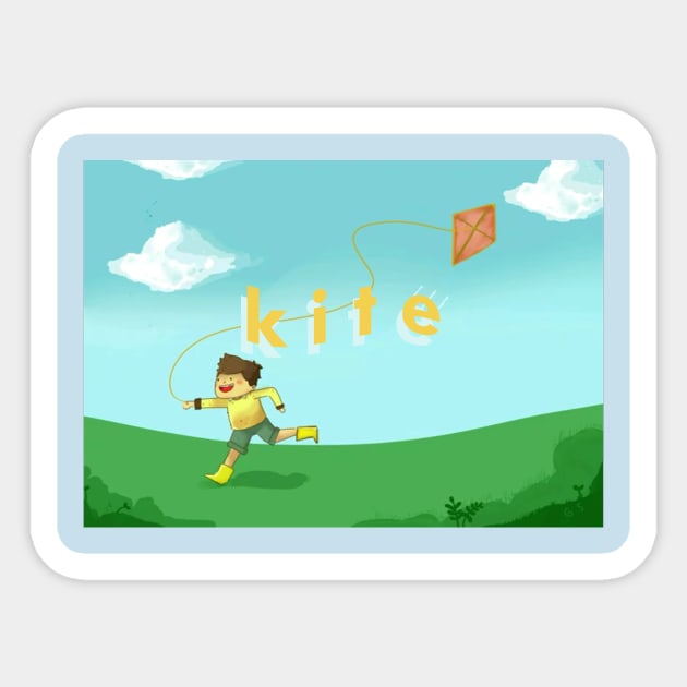 Let's play kite Sticker by ICanSee